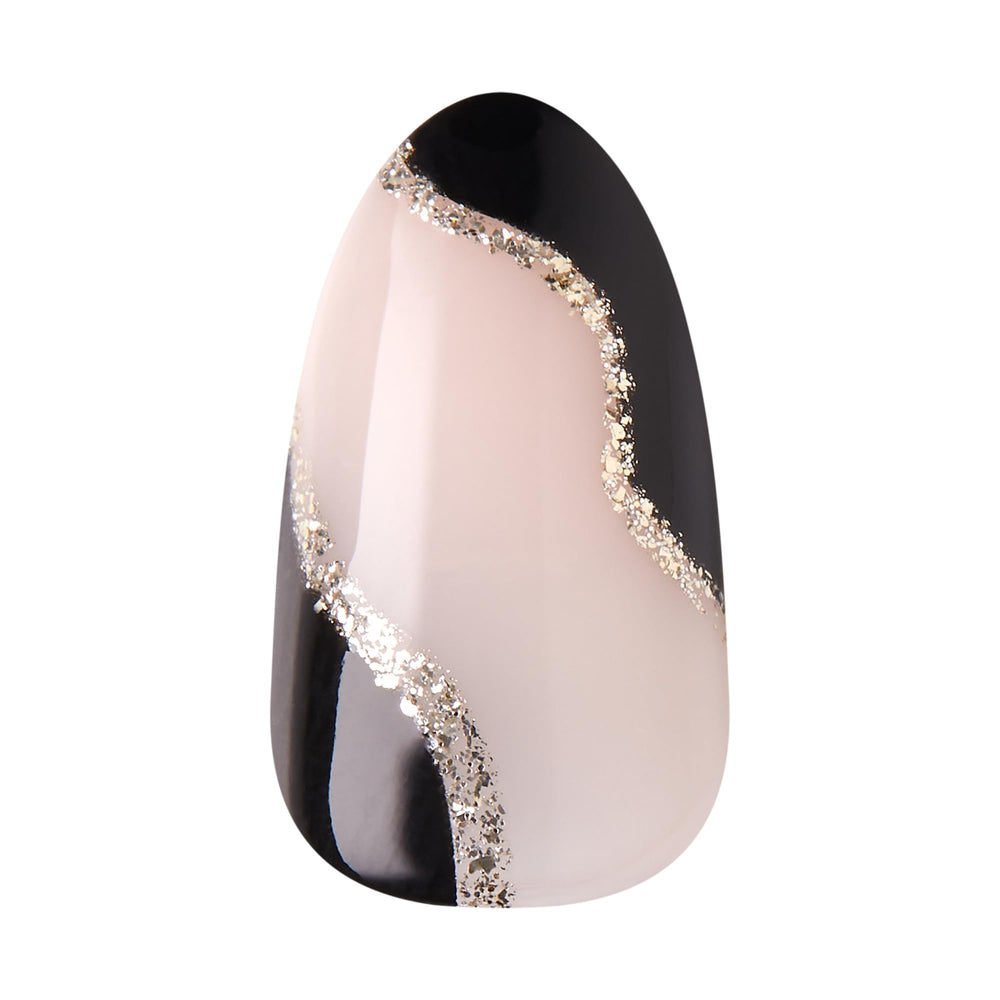 imPRESS nails applied on hand in a lifestyle setting showcasing instant polished results