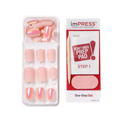 imPRESS side profile of nail showing thin fit and natural contour advantage