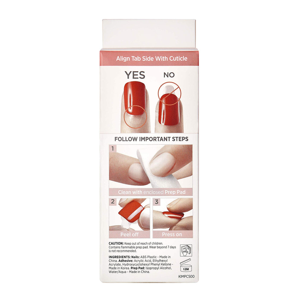 imPRESS nails worn on hand lifestyle shot demonstrating polished look and wearability
