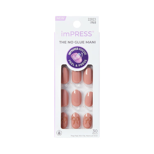 imPRESS front packaging showing 'Close to you' pink design and contents benefits