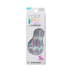 imPRESS Kiss front packaging showing kit contents and chrome finish benefit