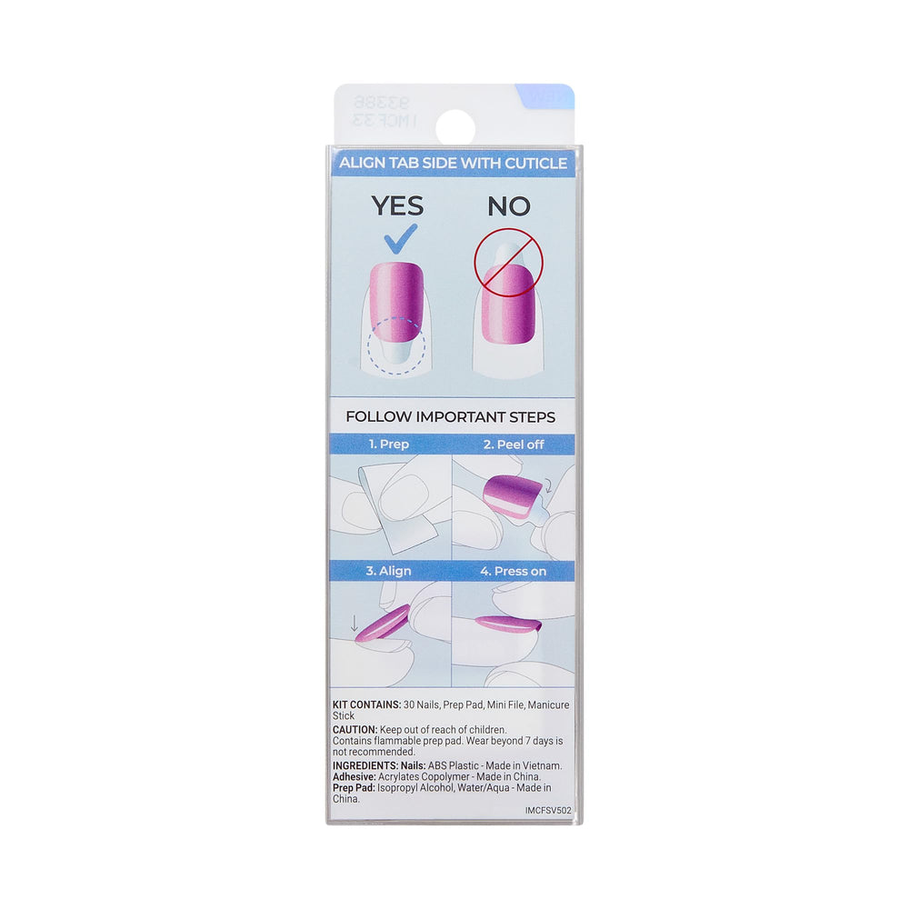imPRESS Kiss removal demo using manicure stick for safe gentle removal