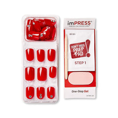 imPRESS KISS applied on natural hands demonstrating polished salon look