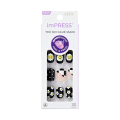 imPRESS Pandora front packaging showing 30-piece kit and tools for easy application
