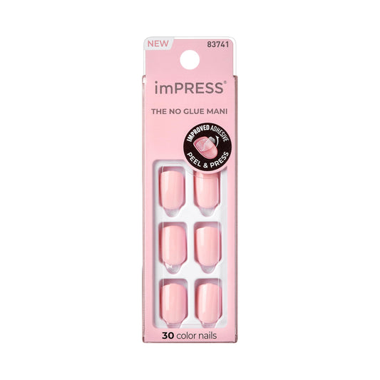 imPRESS front packaging showing Pick Me Pink nails and benefits
