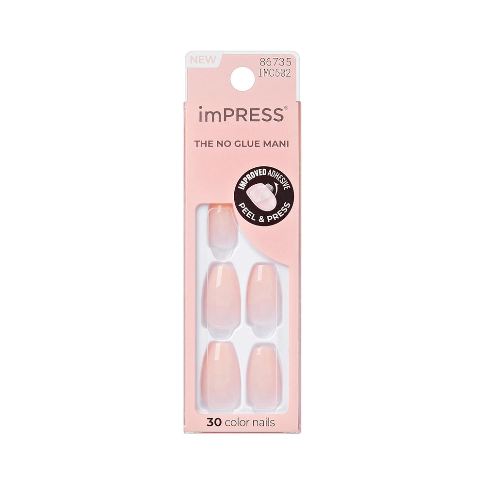 imPRESS 'Serendipity' front packaging showing pink coffin nails and kit benefits