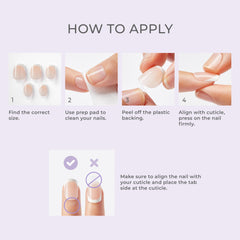 imPRESS side angle showing nail edge and glossy finish for realistic texture
