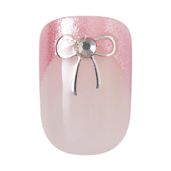 imPRESS kit contents with 30 nails, prep pad, file, and manicure stick included