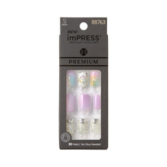 imPRESS front packaging showing kit and nail design, quick salon look