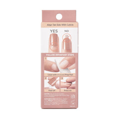 imPRESS prep pad and adhesive backing visible to illustrate strong bond