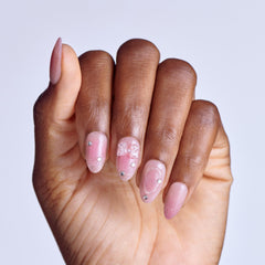 imPRESS close-up of Venus nail texture showing dimensional finish and salon look