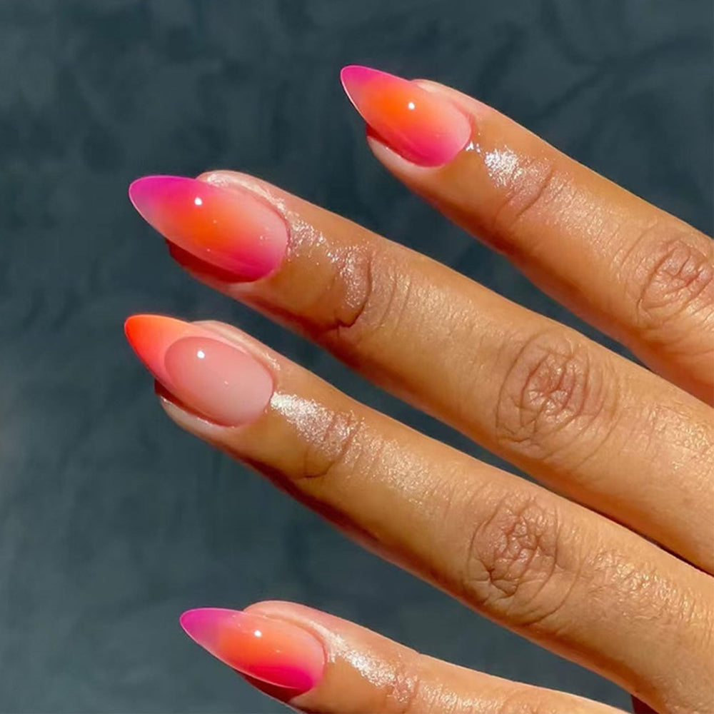 IMRAIN front packaging showing complete nail set and included glue for convenience