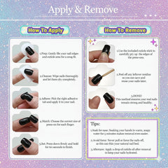 IMRAIN worn nails at evening event showcasing bold style and instant polish-up