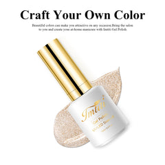 Imtiti close-up glitter texture revealing fine shimmer for salon-quality sparkle
