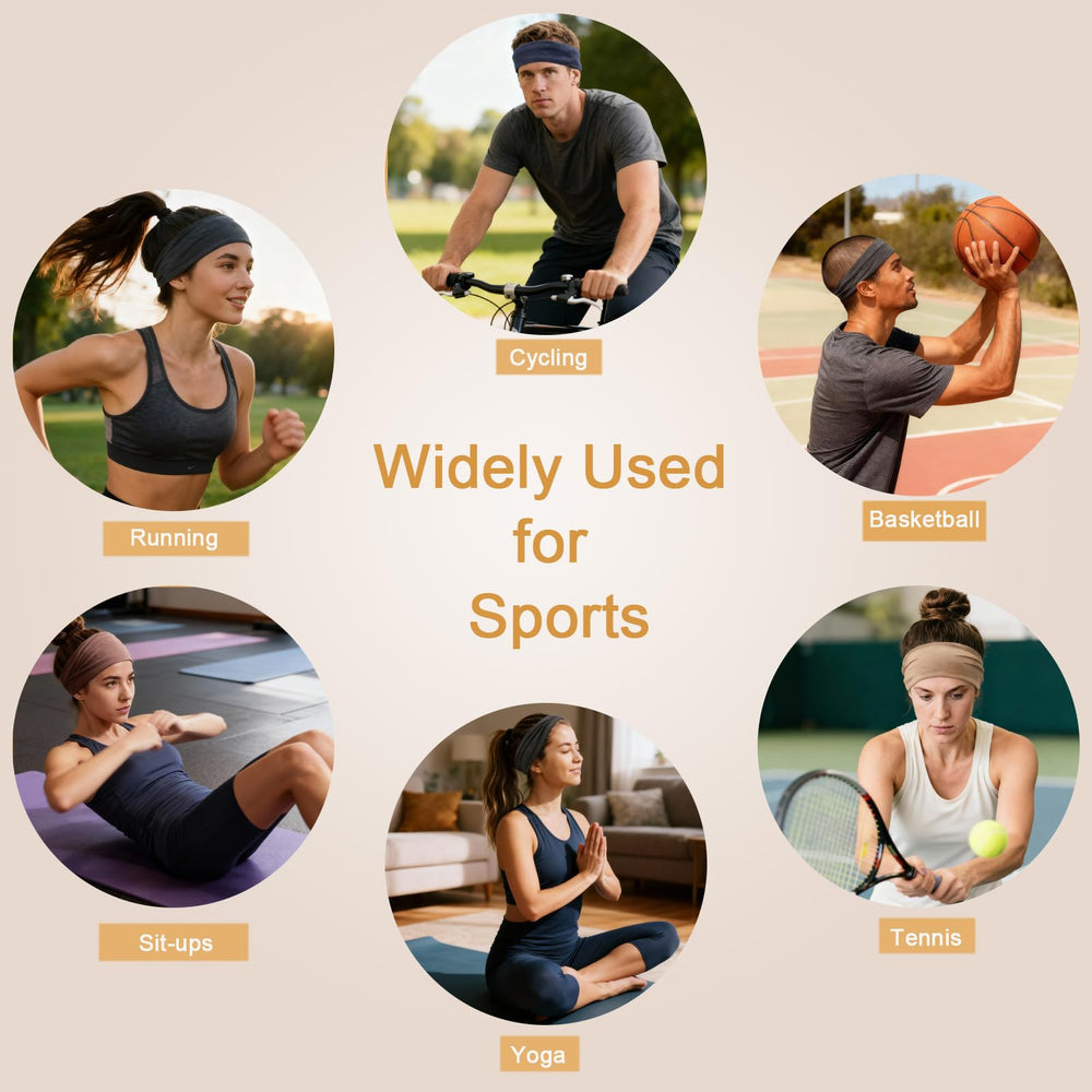 IMYORT flat lay of six headbands showing mix-and-match style options