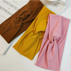 IMYORT headbands on bathroom counter ready for makeup routine and daily styling