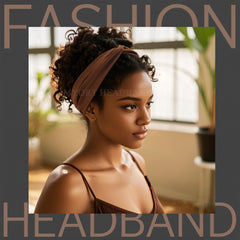 IMYORT headband in hand showing size and scale for easy fit estimation