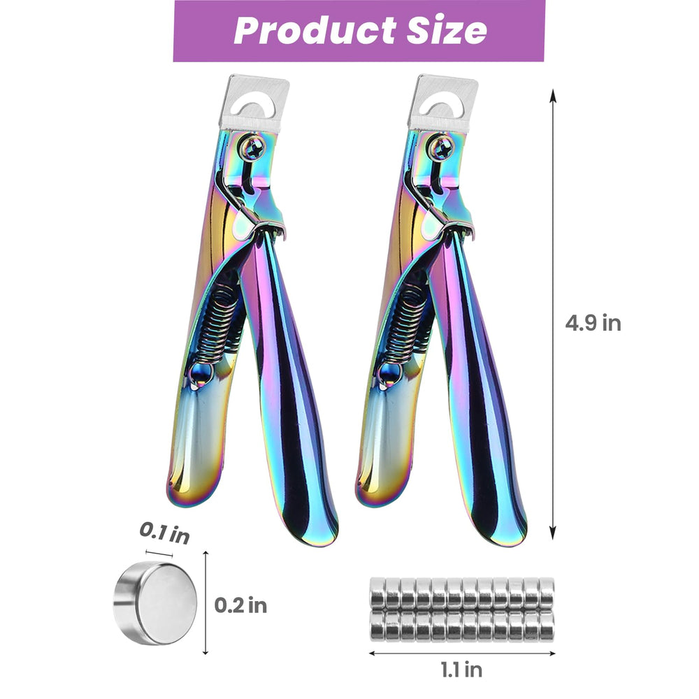 Inartato close-up of U-shaped blade showing sharp edge for precise tip cuts