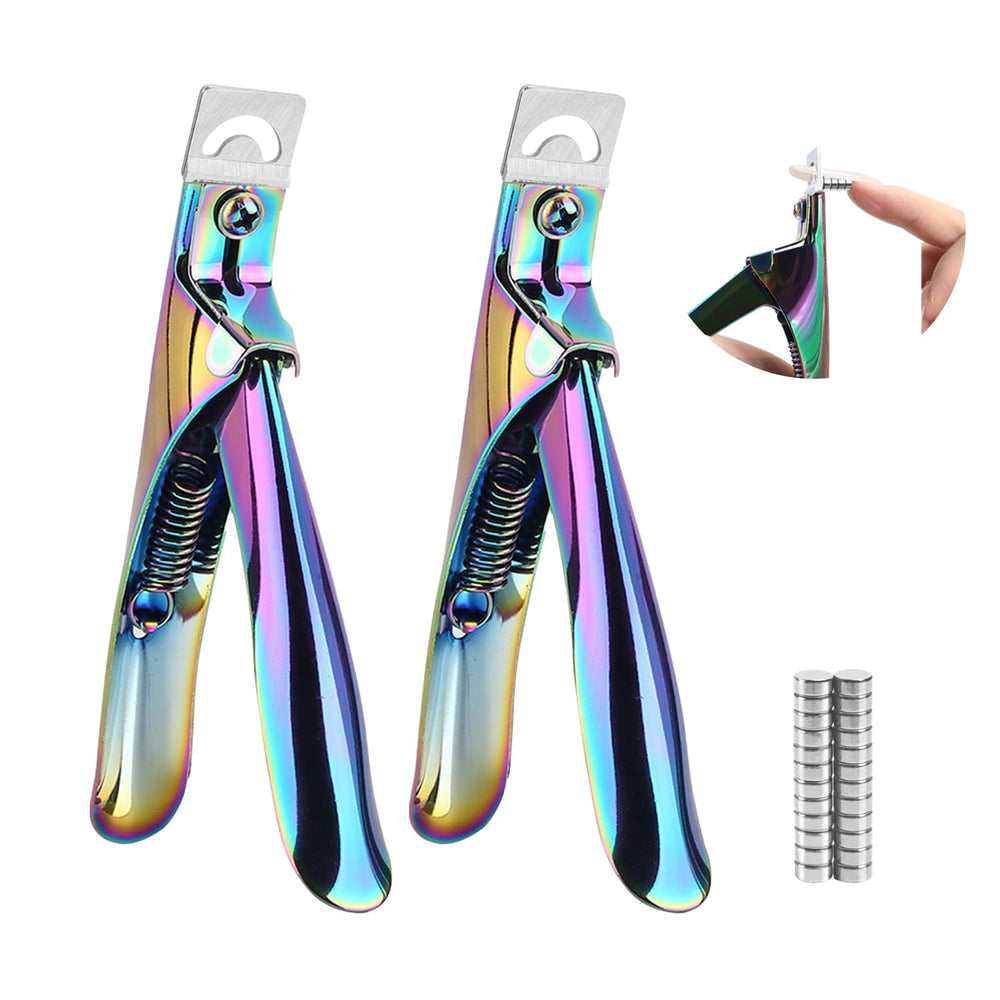 Inartato front view of two rainbow clippers showing durable finish and professional look