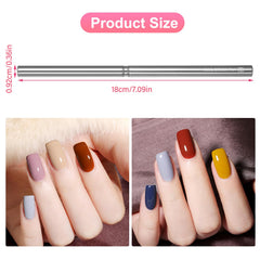 INENK brushes on nail art station, ideal for salon and home use
