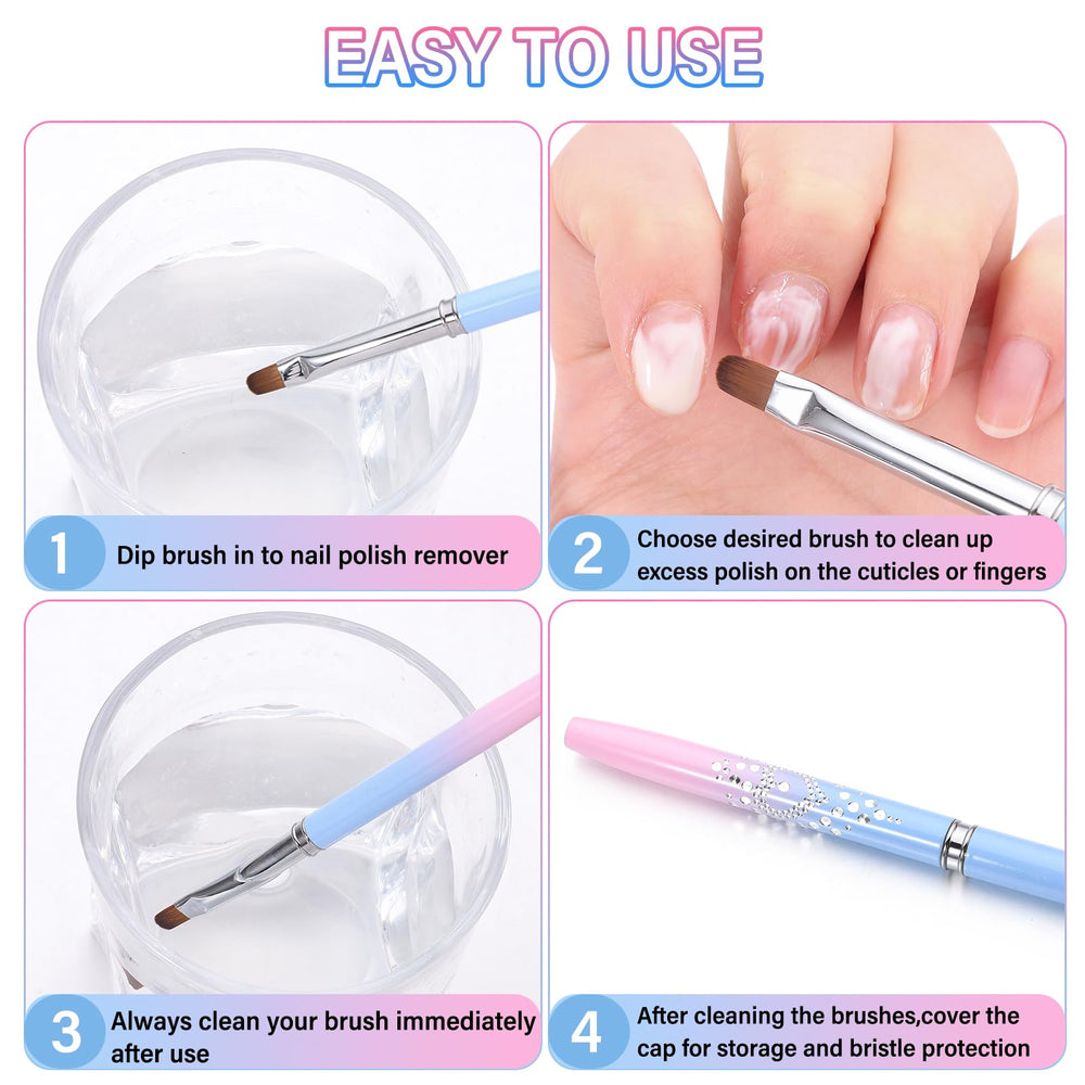 INENK brush held beside a finger showing size and ergonomic benefit