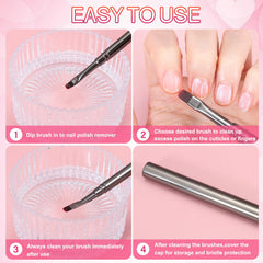 INENK brushes beside fingers for scale, shows compact usable size