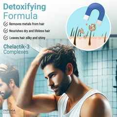 INFINA ESSENTIALS ingredient label highlighting chelating complex