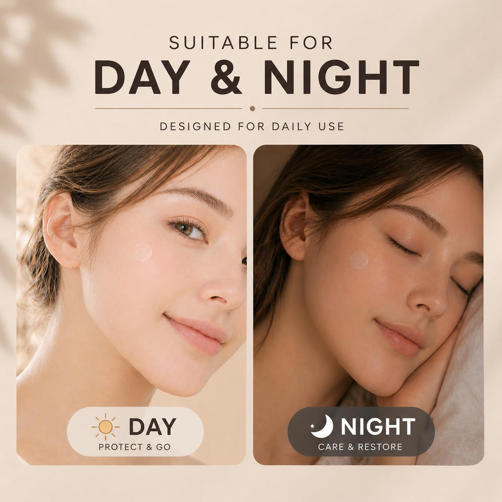 INFINITY ZONE patch on jawline while sleeping for overnight protection