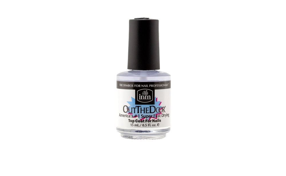 Infun Out The Door front bottle view showing compact travel-size and fast-dry benefit