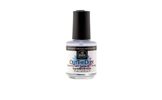 Infun Out The Door front bottle view showing compact travel-size and fast-dry benefit