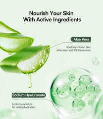 INIA gel pump dispense close-up highlighting lightweight texture and quick absorption
