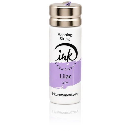 Ink Permanent lilac spool front view showing label and length benefit