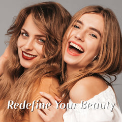 InkForge lifestyle model wearing brows for long-lasting waterproof benefit