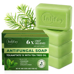 Inlifay front packaging showing two bars and clear antifungal use benefit