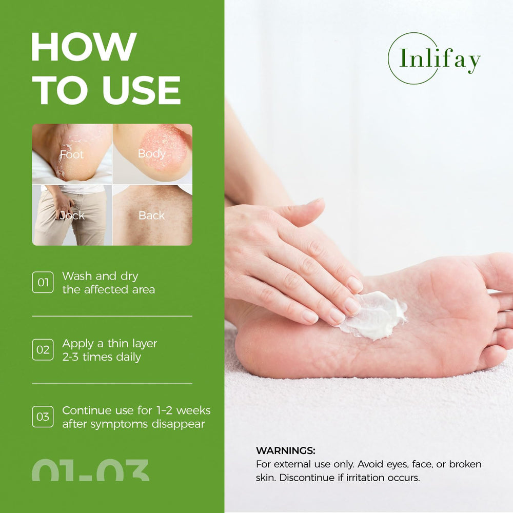 Inlifay ingredient label detail showing directions and safety benefit