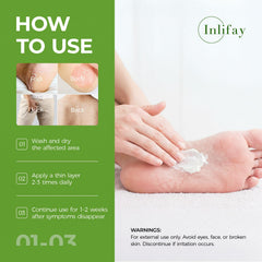 Inlifay ingredient label detail showing directions and safety benefit