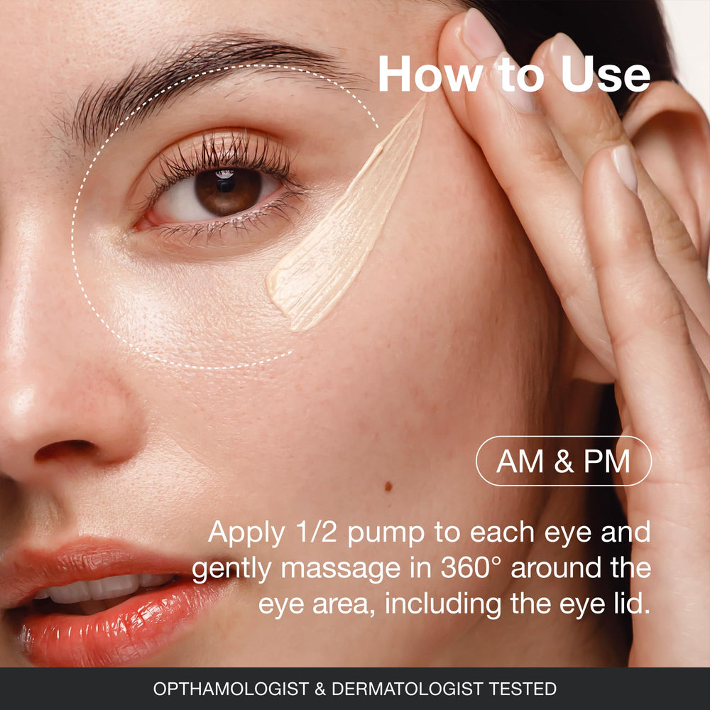 Innbeauty Project application patting cream under eye for smoother appearance