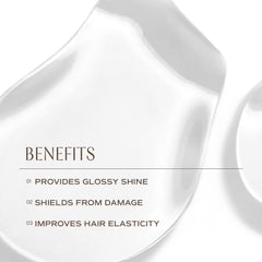 INNERSENSE applying serum to hair ends for frizz control and shine