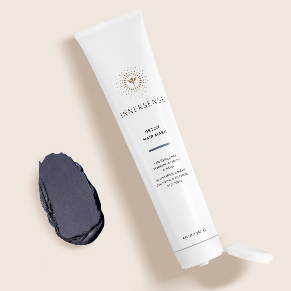 INNERSENSE mask on bathroom shelf suggesting clean-beauty lifestyle