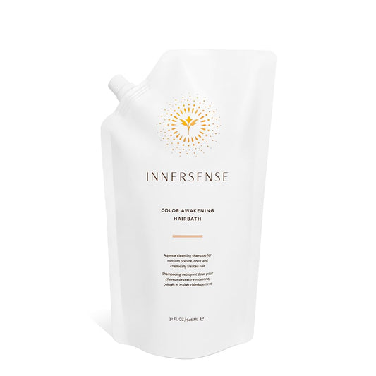 INNERSENSE front view of 32oz refill pouch showing branding and product benefit