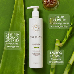 INNERSENSE duo staged in bathroom for clean routine and effortless styling benefit