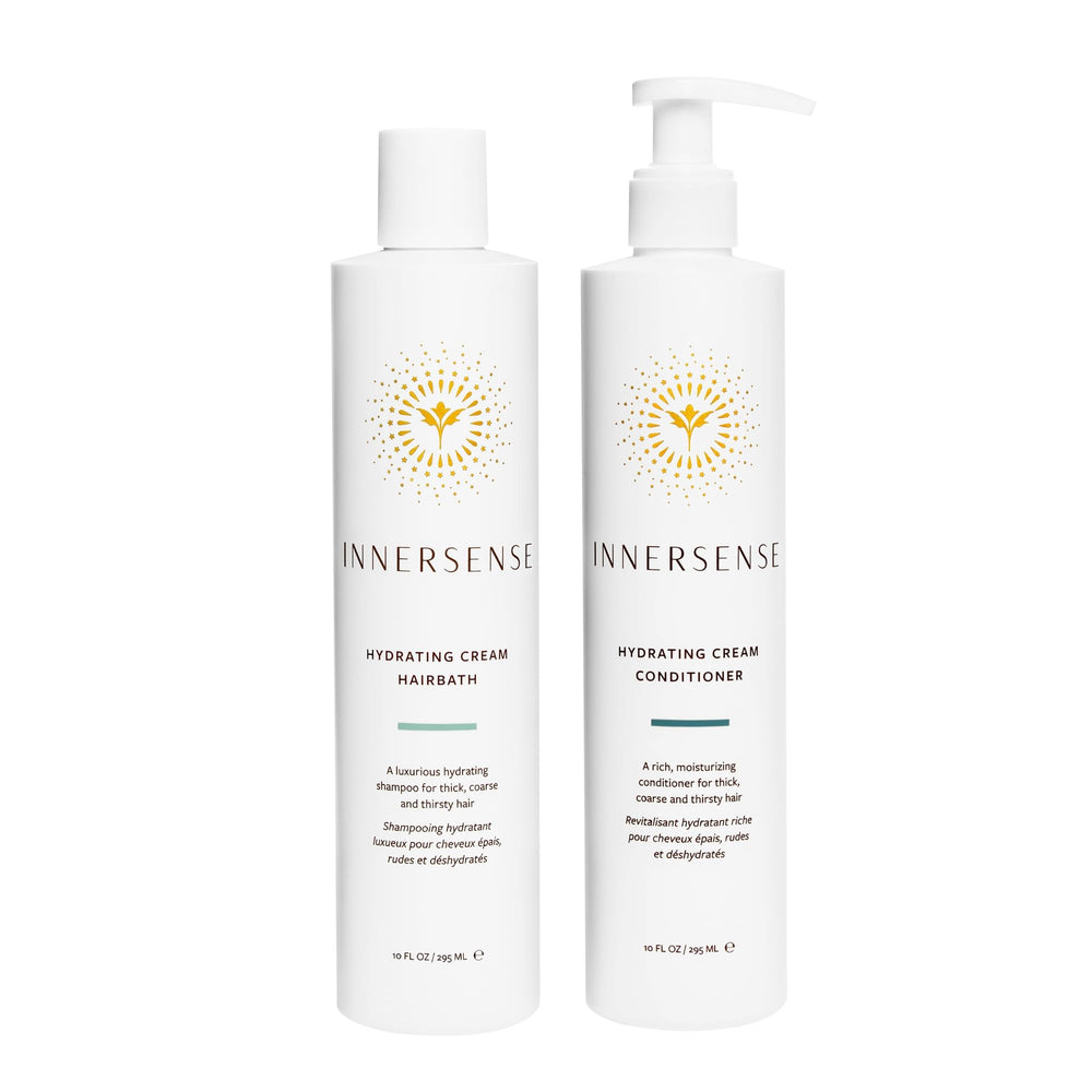 INNERSENSE front packaging duo showing bottle labels and hydrating benefits