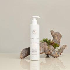 INNERSENSE product in a bathroom setting conveying clean-beauty routine benefit