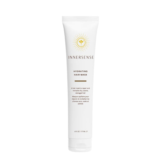 INNERSENSE hydrating mask jar front view showing clean-beauty packaging and benefit