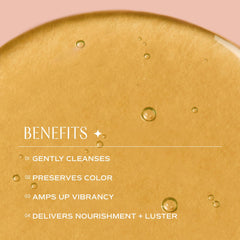 INNERSENSE applying shampoo to wet hair showing easy spread and scalp cleansing