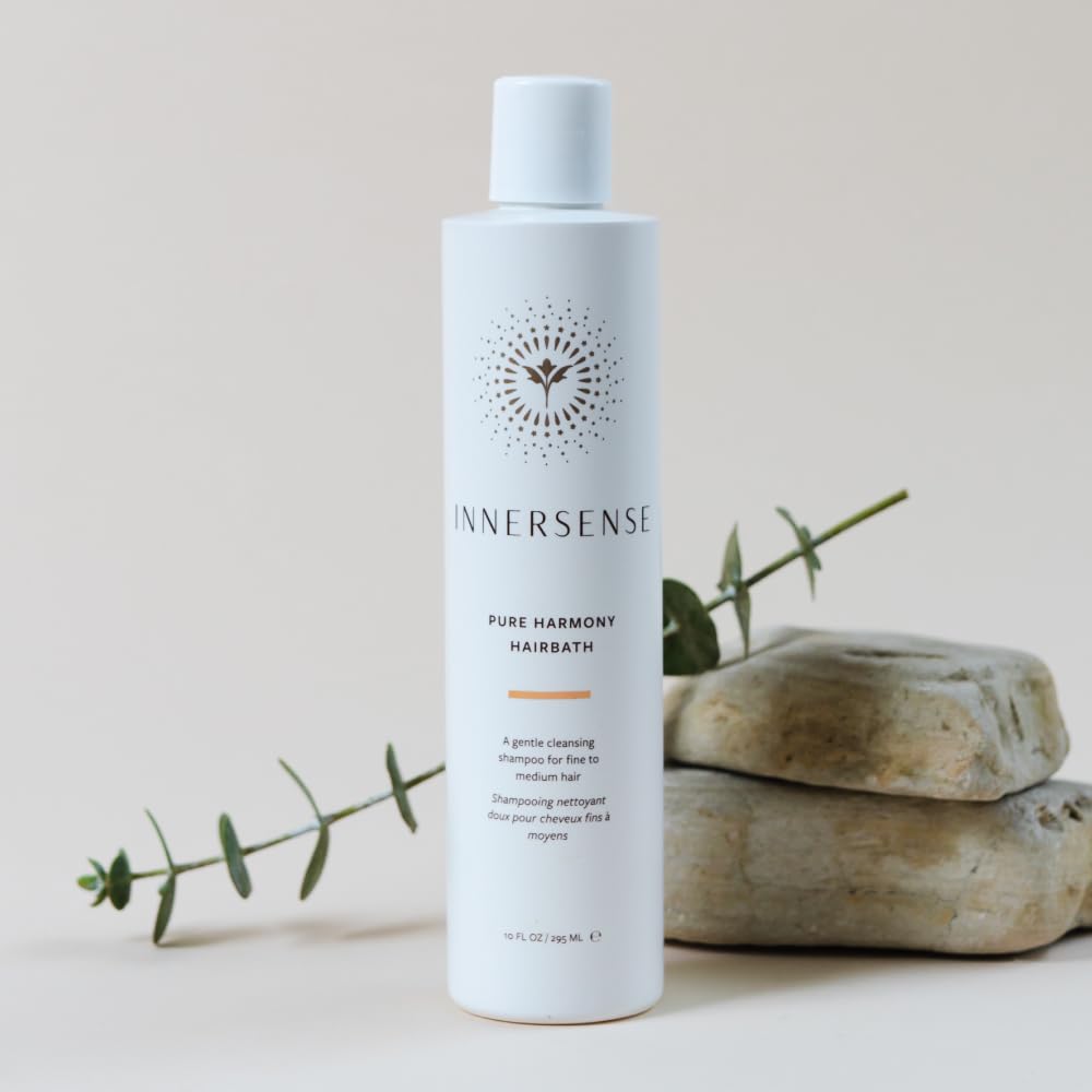 INNERSENSE 10oz bottle next to scale showing true product size
