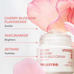 innisfree jelly cream spread on skin demonstrating quick absorption benefit