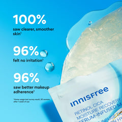 innisfree close-up of sheet texture showing fine fibers and even serum delivery