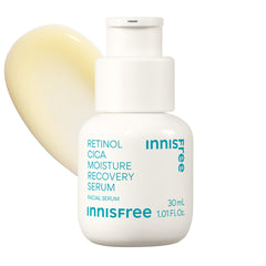innisfree front packaging showing lightweight retinol serum and benefits