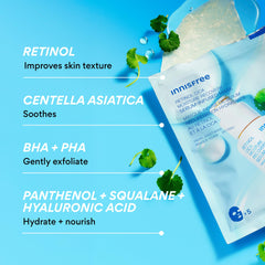 innisfree visual of retinol capsule ingredient to support smoother skin benefit